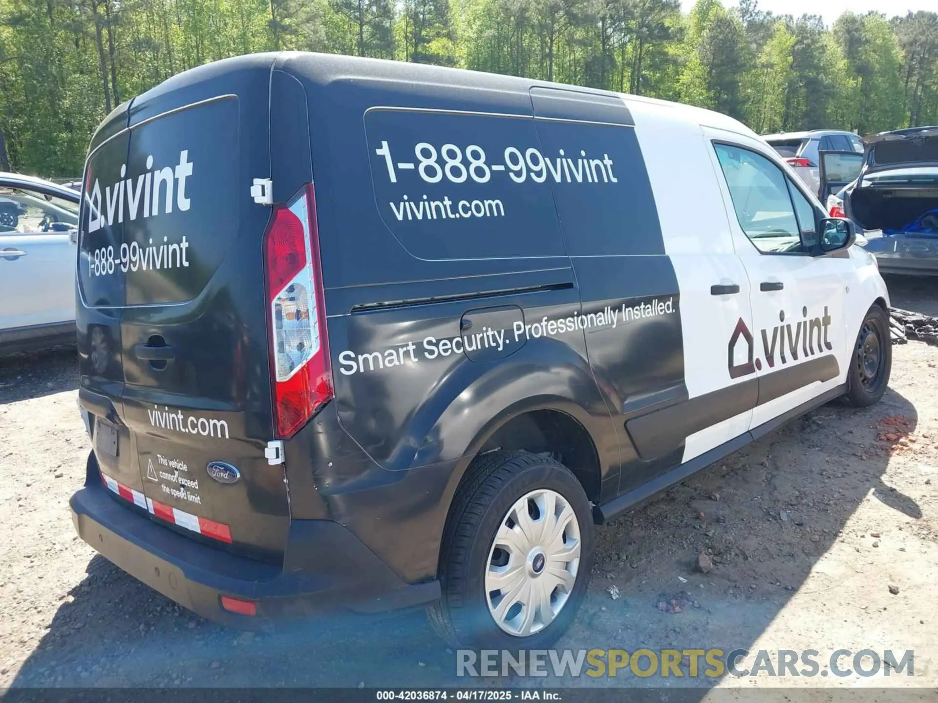 4 Photograph of a damaged car NM0LS7T21N1517965 FORD TRANSIT CONNECT 2022