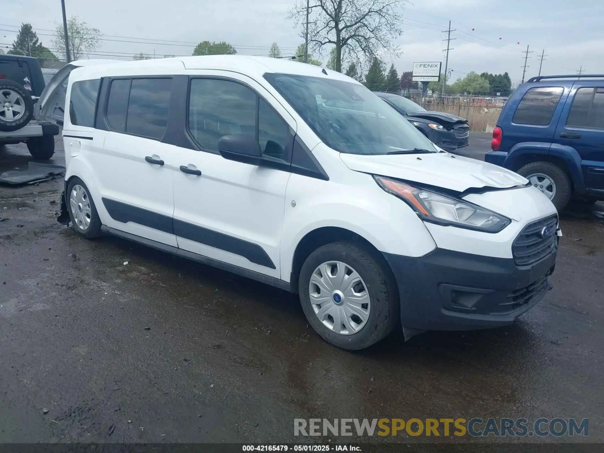 1 Photograph of a damaged car NM0GE9E26P1554157 FORD TRANSIT CONNECT 2023