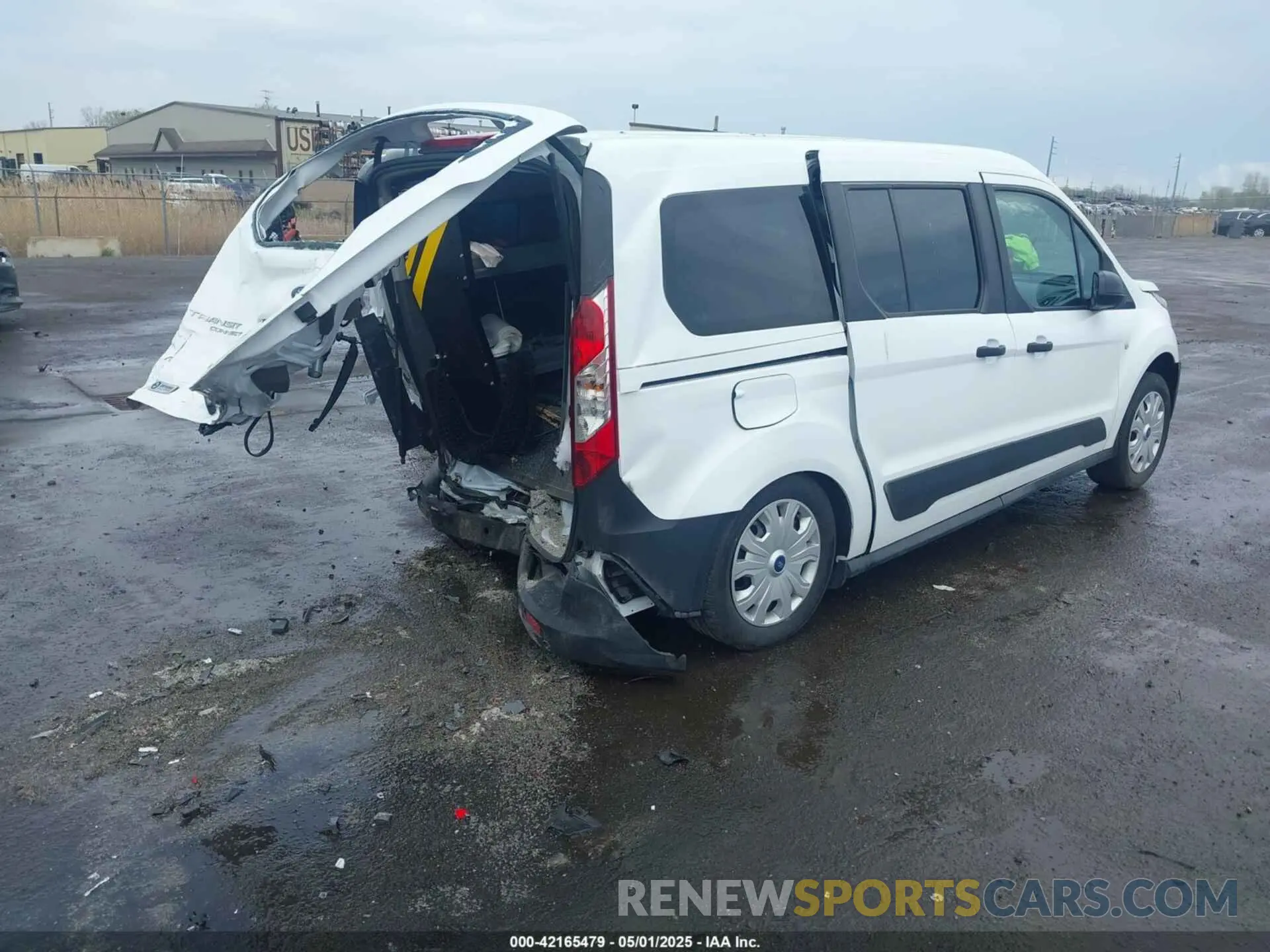 4 Photograph of a damaged car NM0GE9E26P1554157 FORD TRANSIT CONNECT 2023