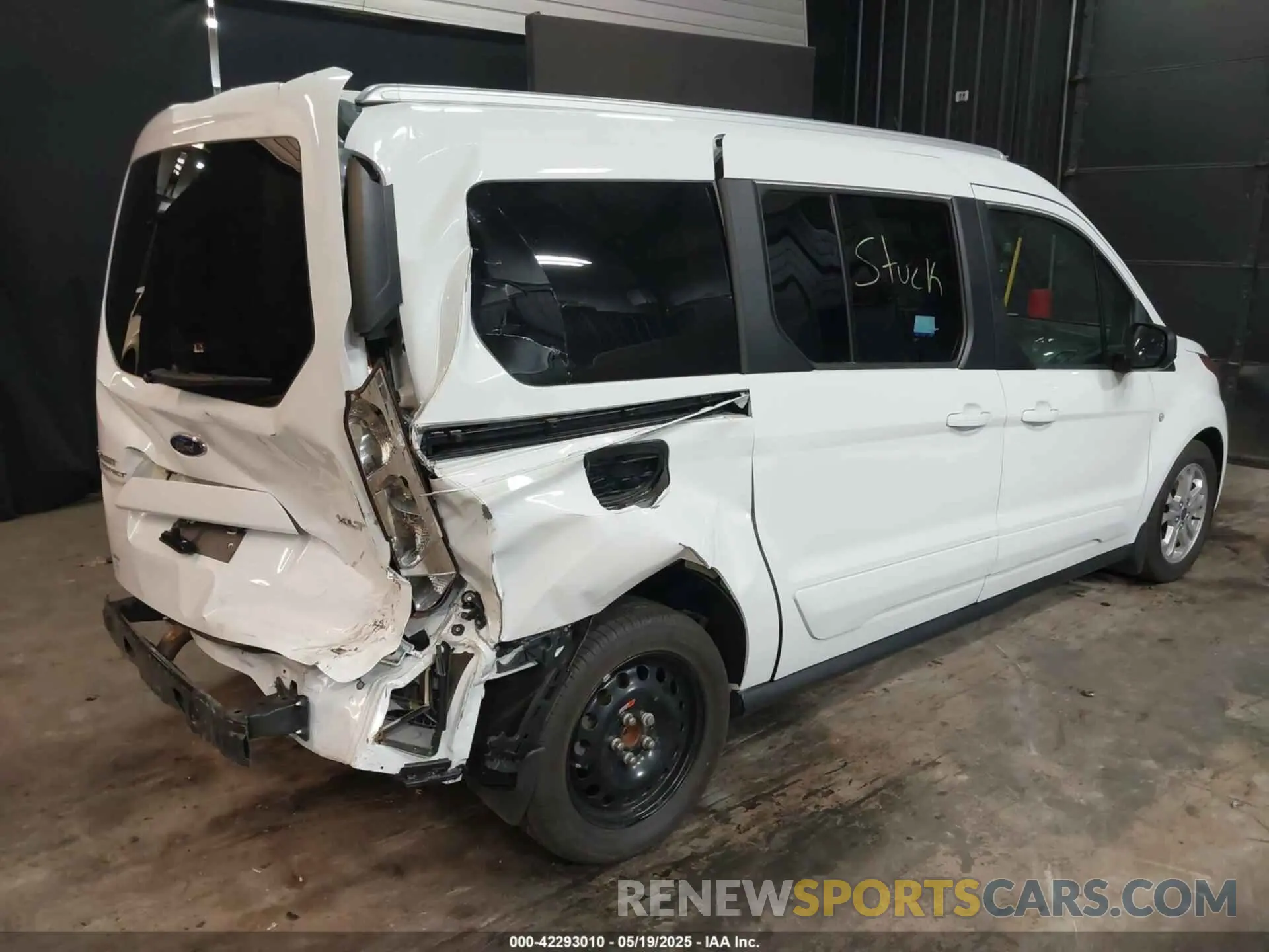 4 Photograph of a damaged car NM0GE9F28P1563991 FORD TRANSIT CONNECT 2023