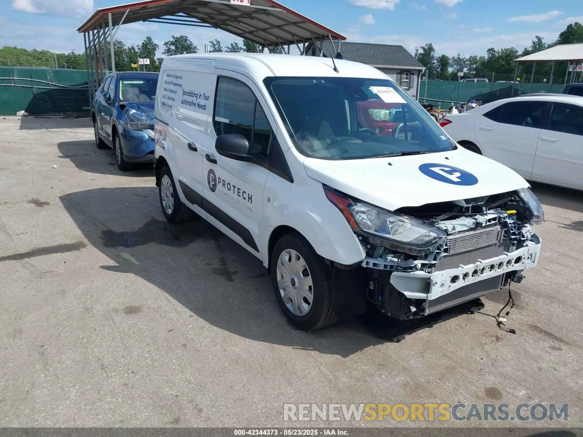1 Photograph of a damaged car NM0LS6S26P1571681 FORD TRANSIT CONNECT 2023