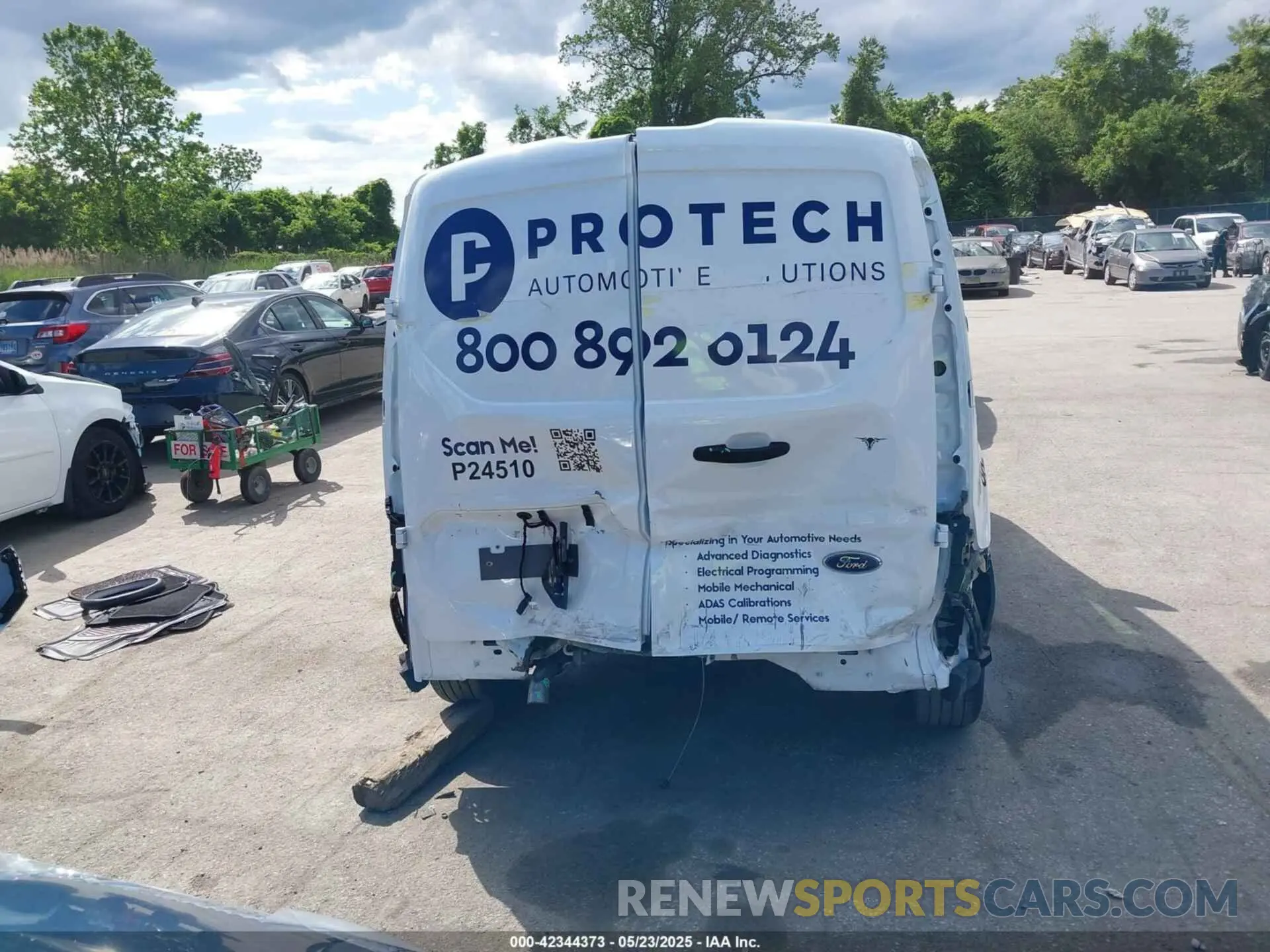 17 Photograph of a damaged car NM0LS6S26P1571681 FORD TRANSIT CONNECT 2023