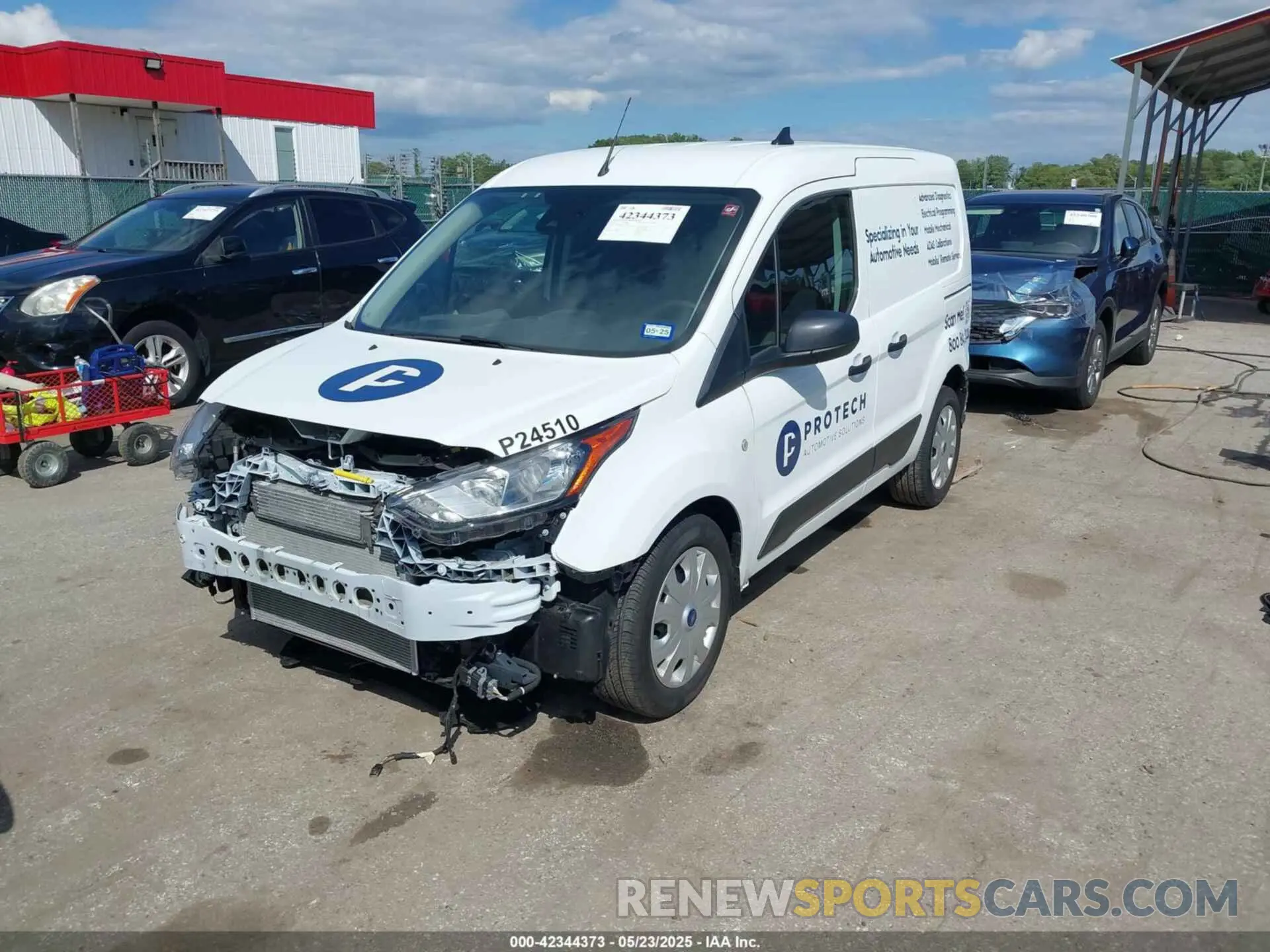 2 Photograph of a damaged car NM0LS6S26P1571681 FORD TRANSIT CONNECT 2023