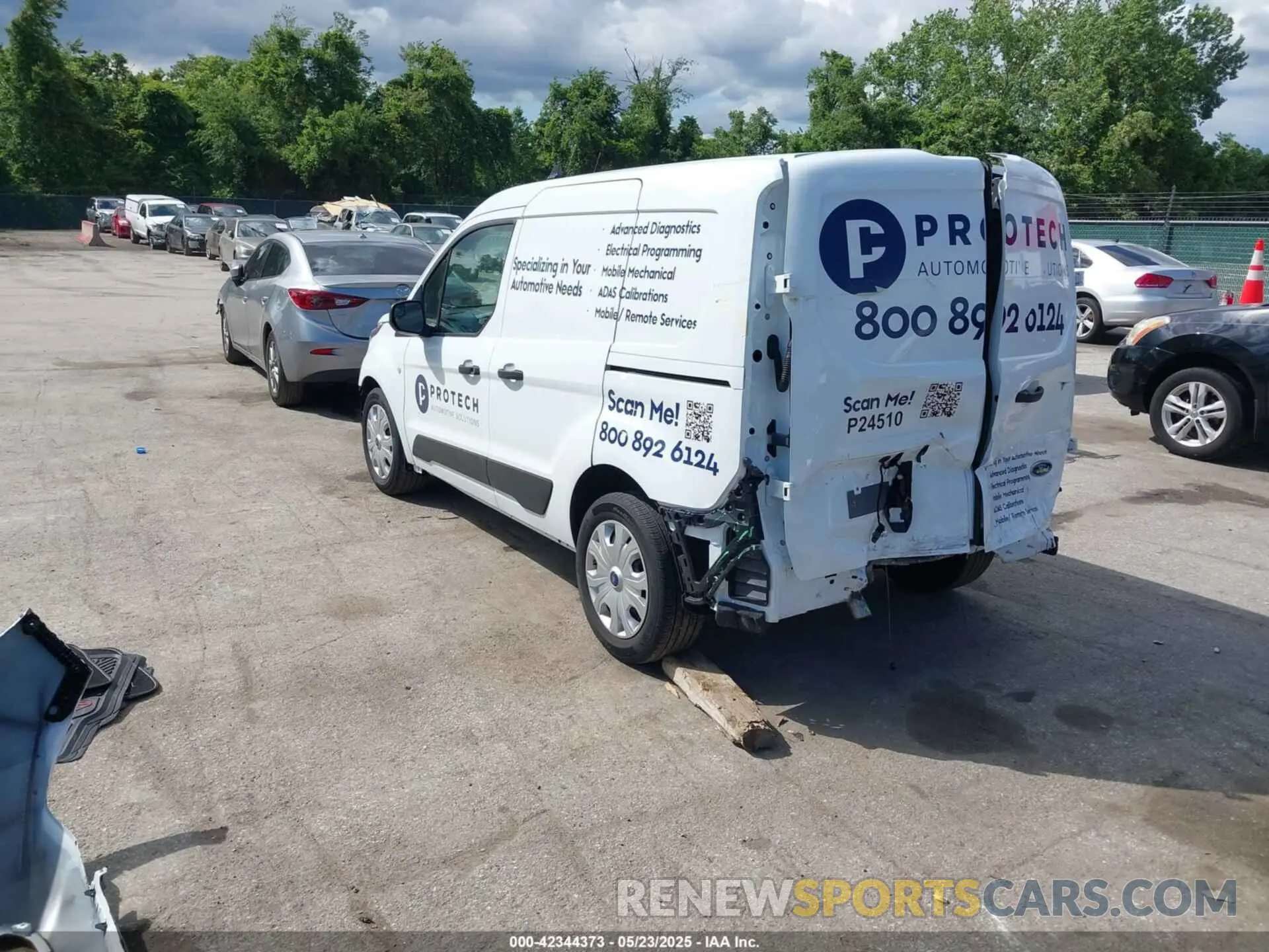 3 Photograph of a damaged car NM0LS6S26P1571681 FORD TRANSIT CONNECT 2023