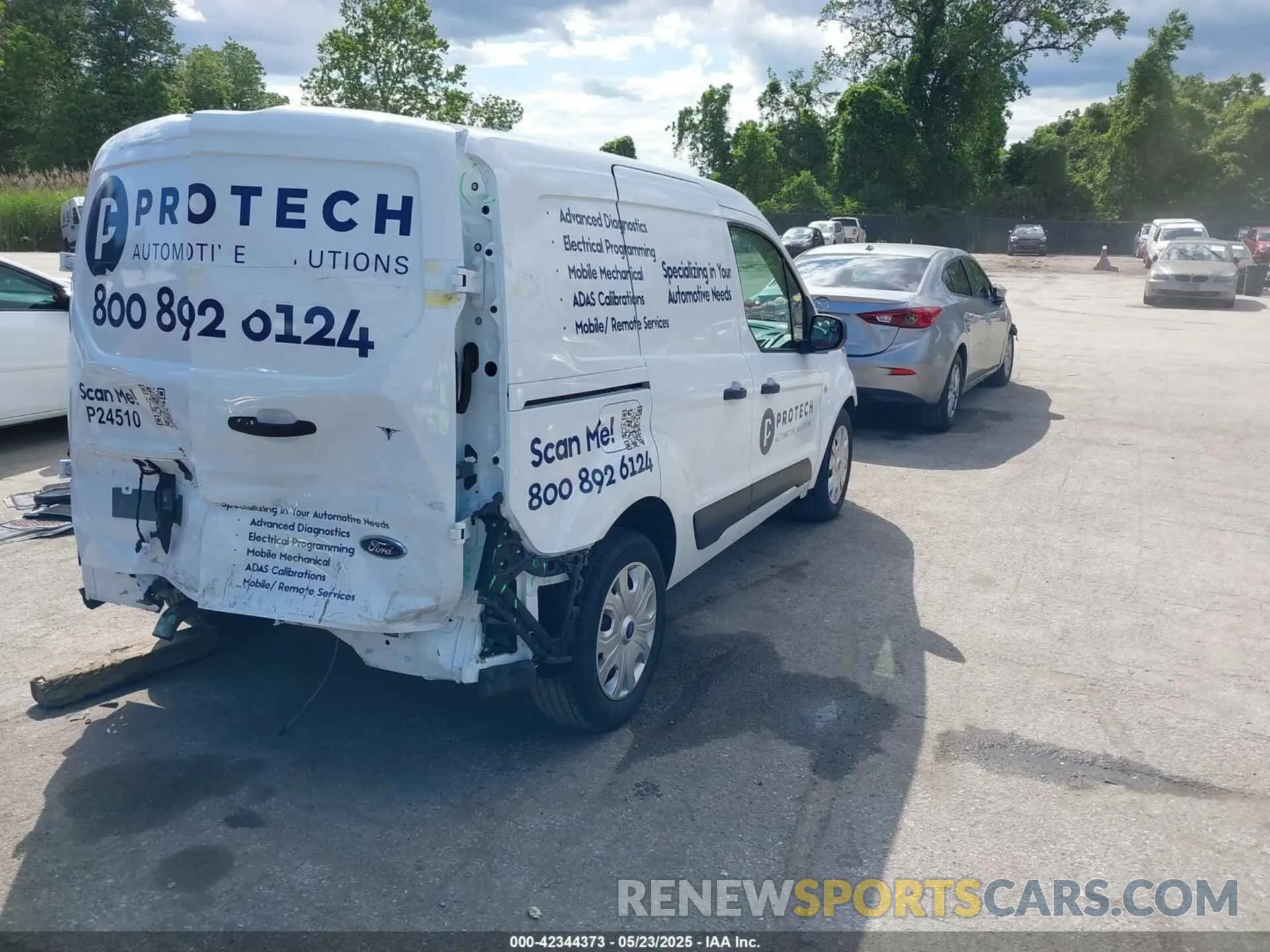 4 Photograph of a damaged car NM0LS6S26P1571681 FORD TRANSIT CONNECT 2023