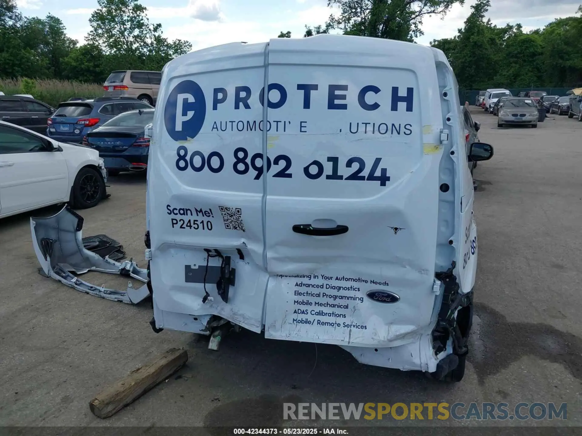 6 Photograph of a damaged car NM0LS6S26P1571681 FORD TRANSIT CONNECT 2023