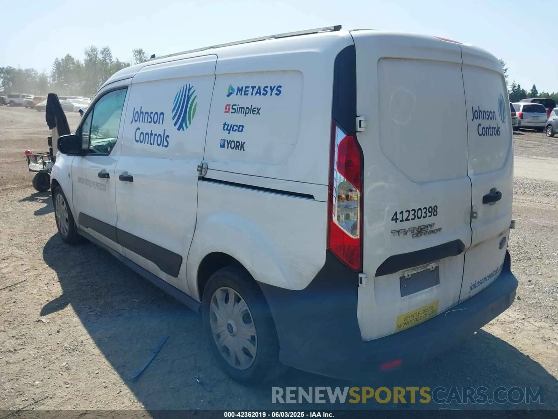 3 Photograph of a damaged car NM0LS7S24P1550561 FORD TRANSIT CONNECT 2023