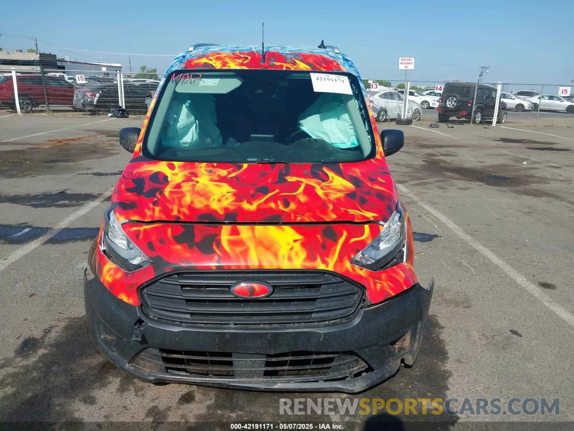 12 Photograph of a damaged car NM0LS7S24P1553797 FORD TRANSIT CONNECT 2023