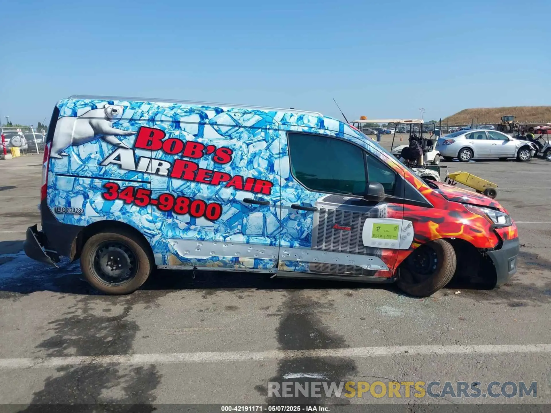 13 Photograph of a damaged car NM0LS7S24P1553797 FORD TRANSIT CONNECT 2023