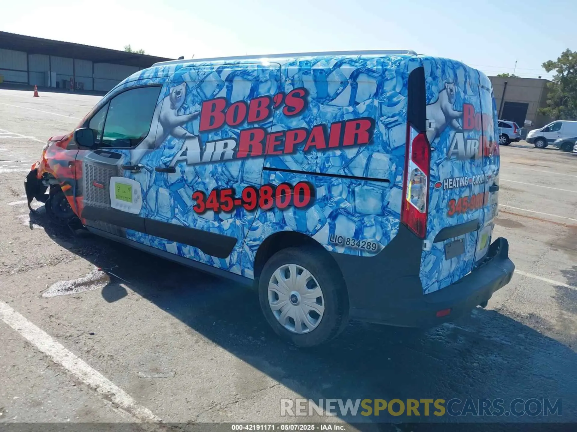 3 Photograph of a damaged car NM0LS7S24P1553797 FORD TRANSIT CONNECT 2023