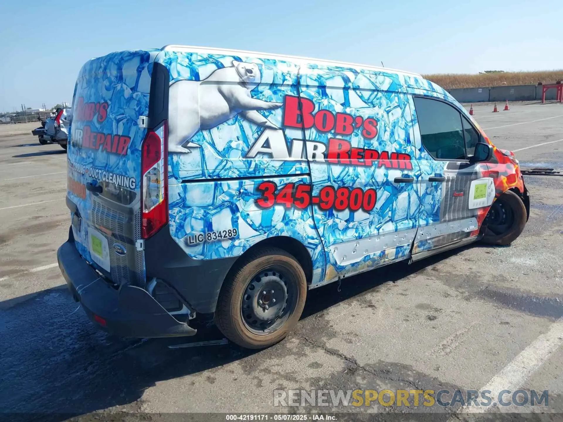 4 Photograph of a damaged car NM0LS7S24P1553797 FORD TRANSIT CONNECT 2023