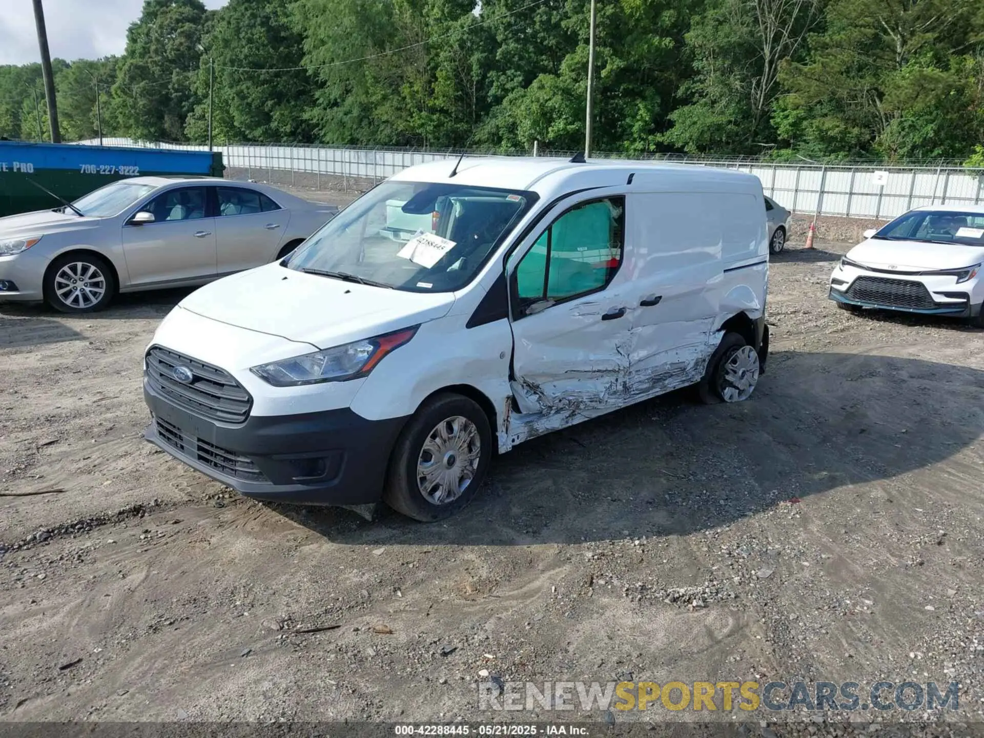 2 Photograph of a damaged car NM0LS7S24P1572169 FORD TRANSIT CONNECT 2023