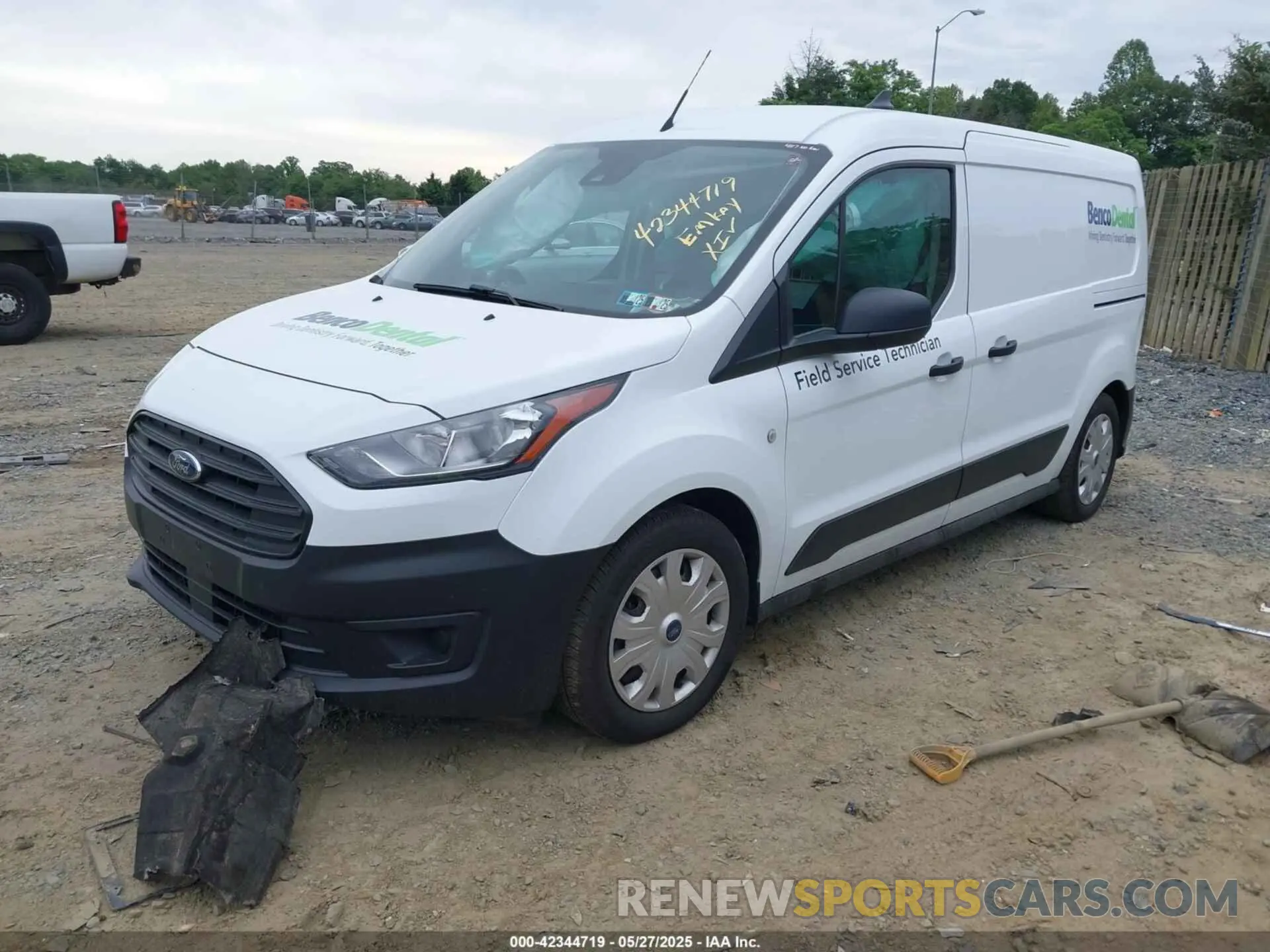 2 Photograph of a damaged car NM0LS7S26P1571914 FORD TRANSIT CONNECT 2023