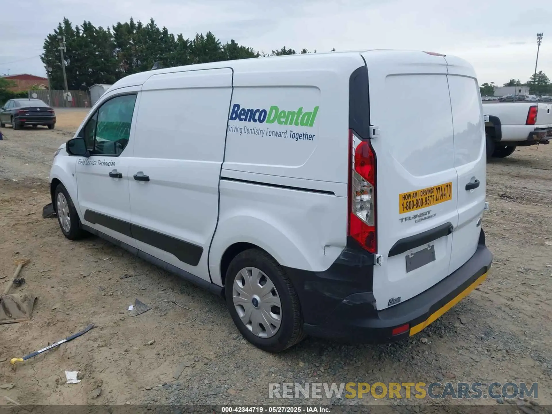 3 Photograph of a damaged car NM0LS7S26P1571914 FORD TRANSIT CONNECT 2023