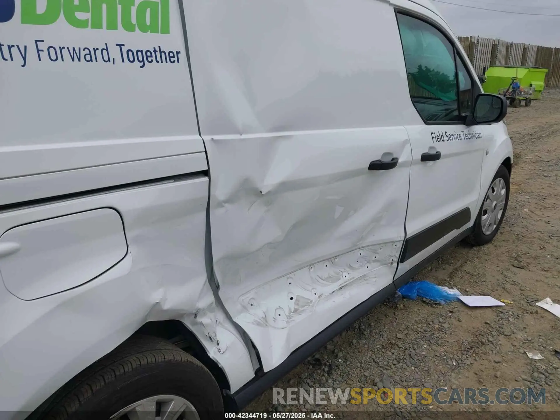 6 Photograph of a damaged car NM0LS7S26P1571914 FORD TRANSIT CONNECT 2023