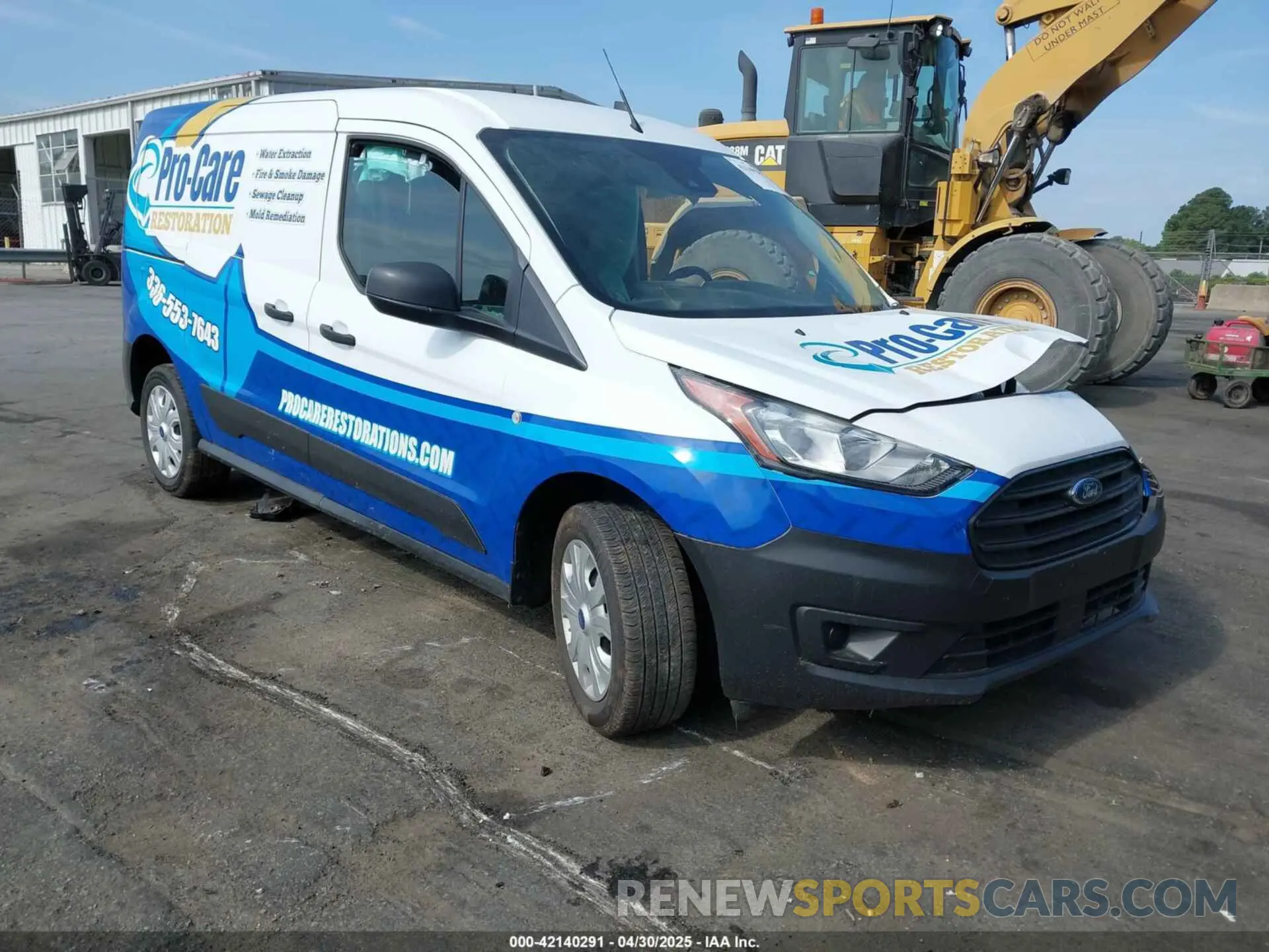 1 Photograph of a damaged car NM0LS7S2XP1565226 FORD TRANSIT CONNECT 2023