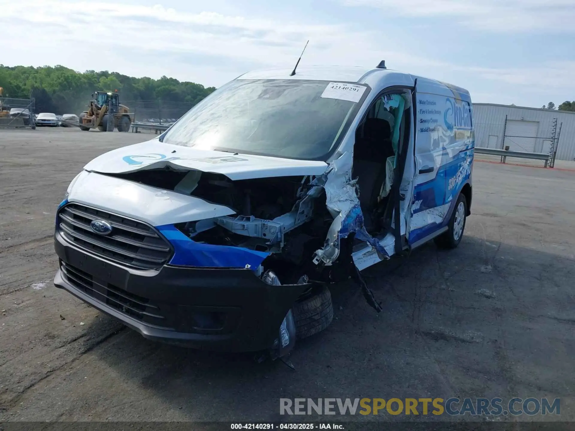 2 Photograph of a damaged car NM0LS7S2XP1565226 FORD TRANSIT CONNECT 2023