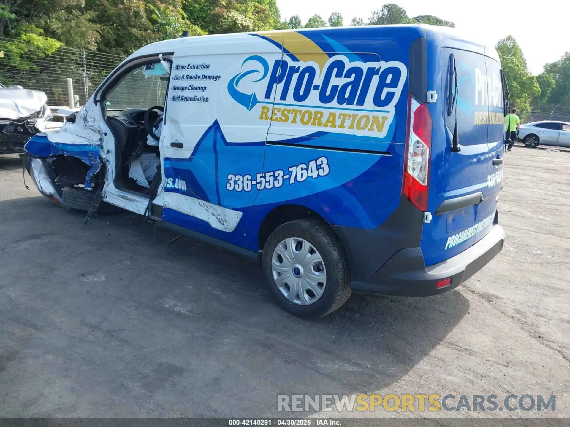 3 Photograph of a damaged car NM0LS7S2XP1565226 FORD TRANSIT CONNECT 2023