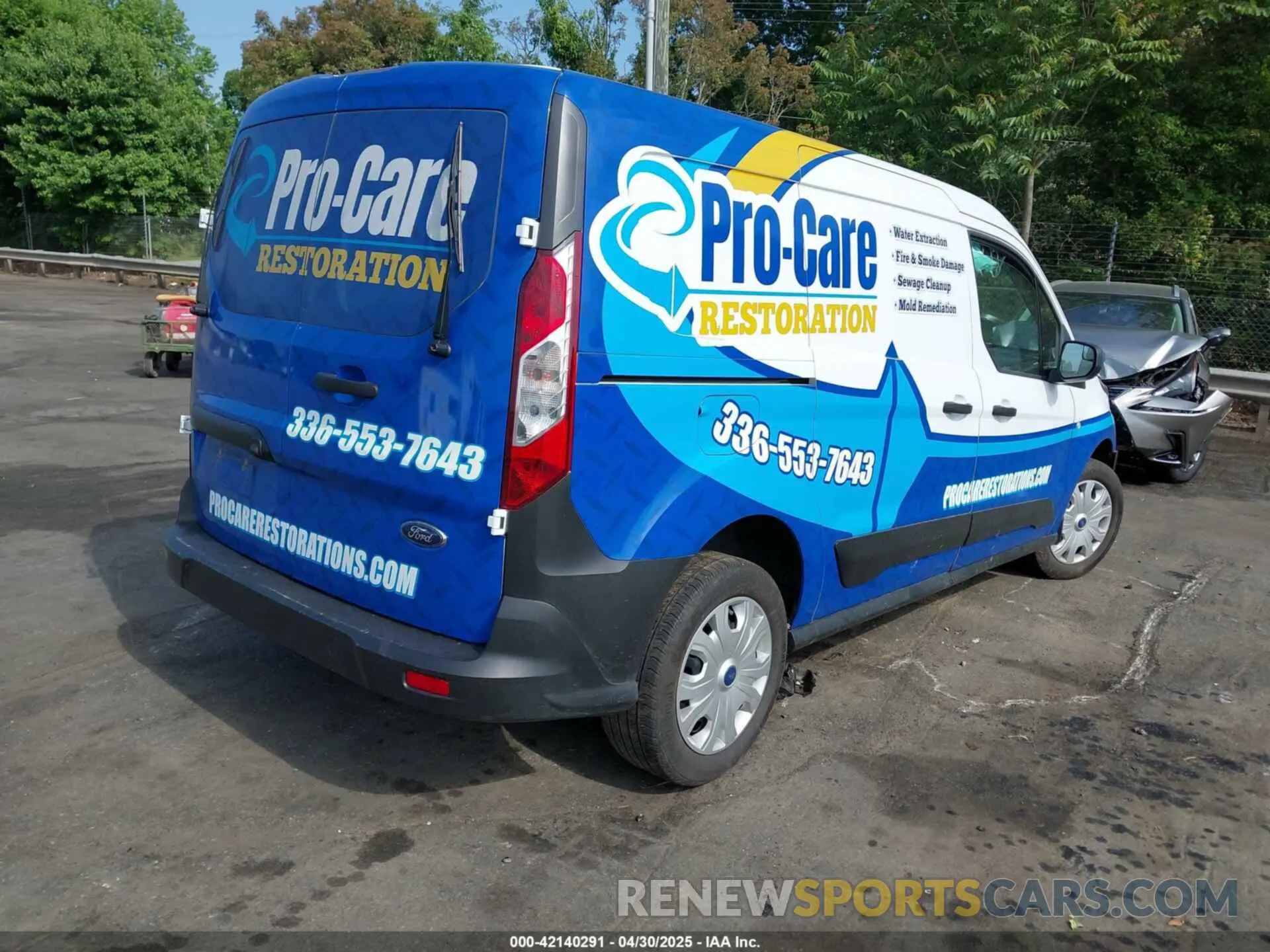 4 Photograph of a damaged car NM0LS7S2XP1565226 FORD TRANSIT CONNECT 2023