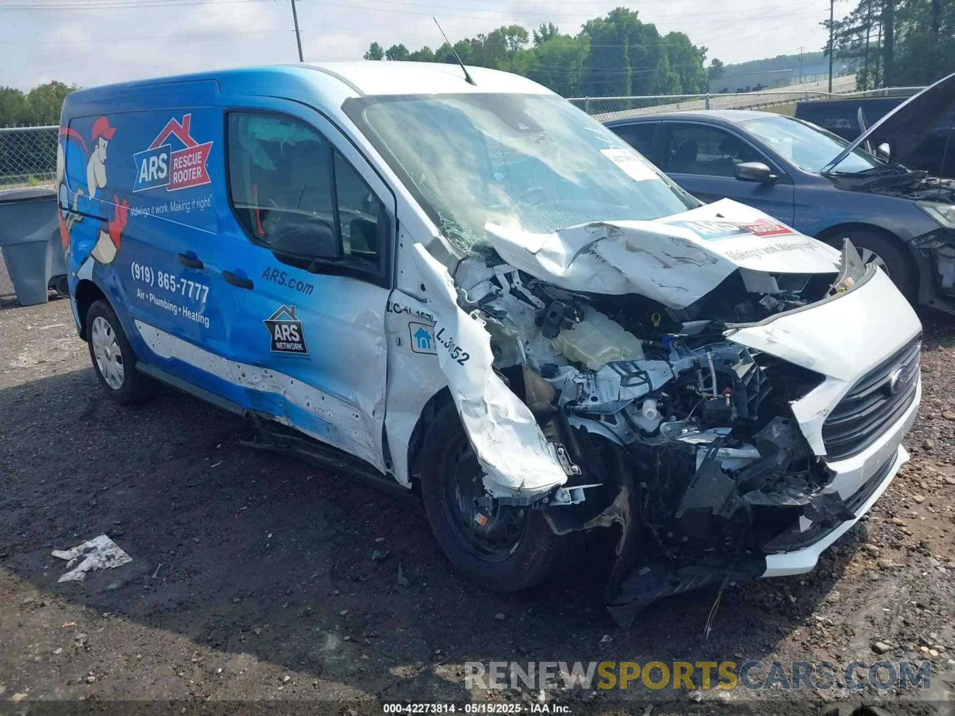 1 Photograph of a damaged car NM0LS7T28P1550285 FORD TRANSIT CONNECT 2023