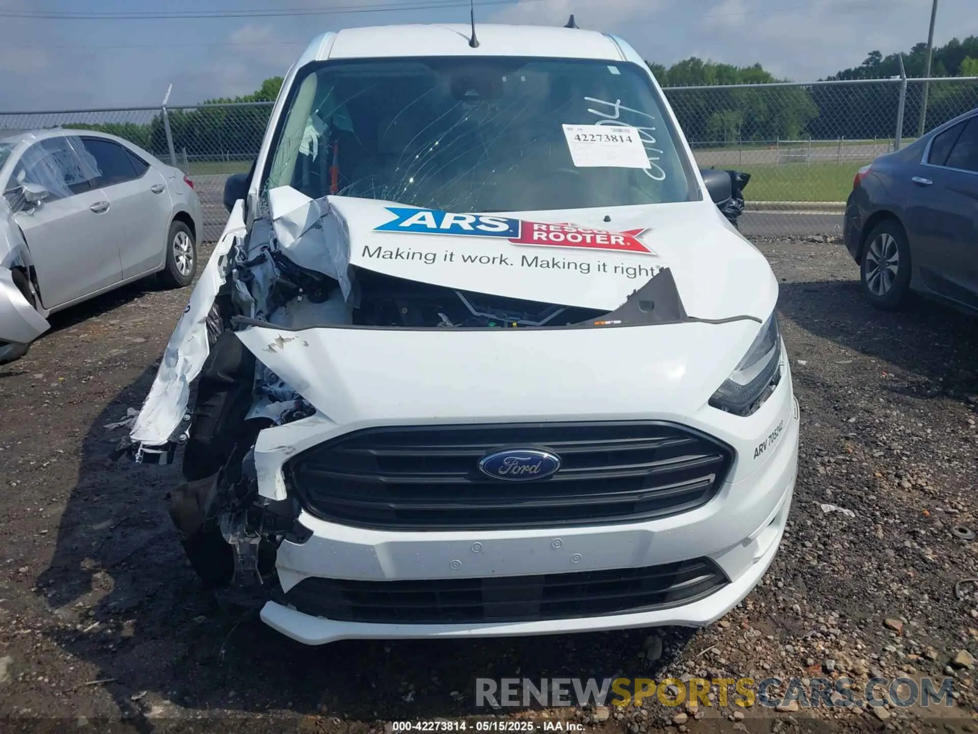 12 Photograph of a damaged car NM0LS7T28P1550285 FORD TRANSIT CONNECT 2023