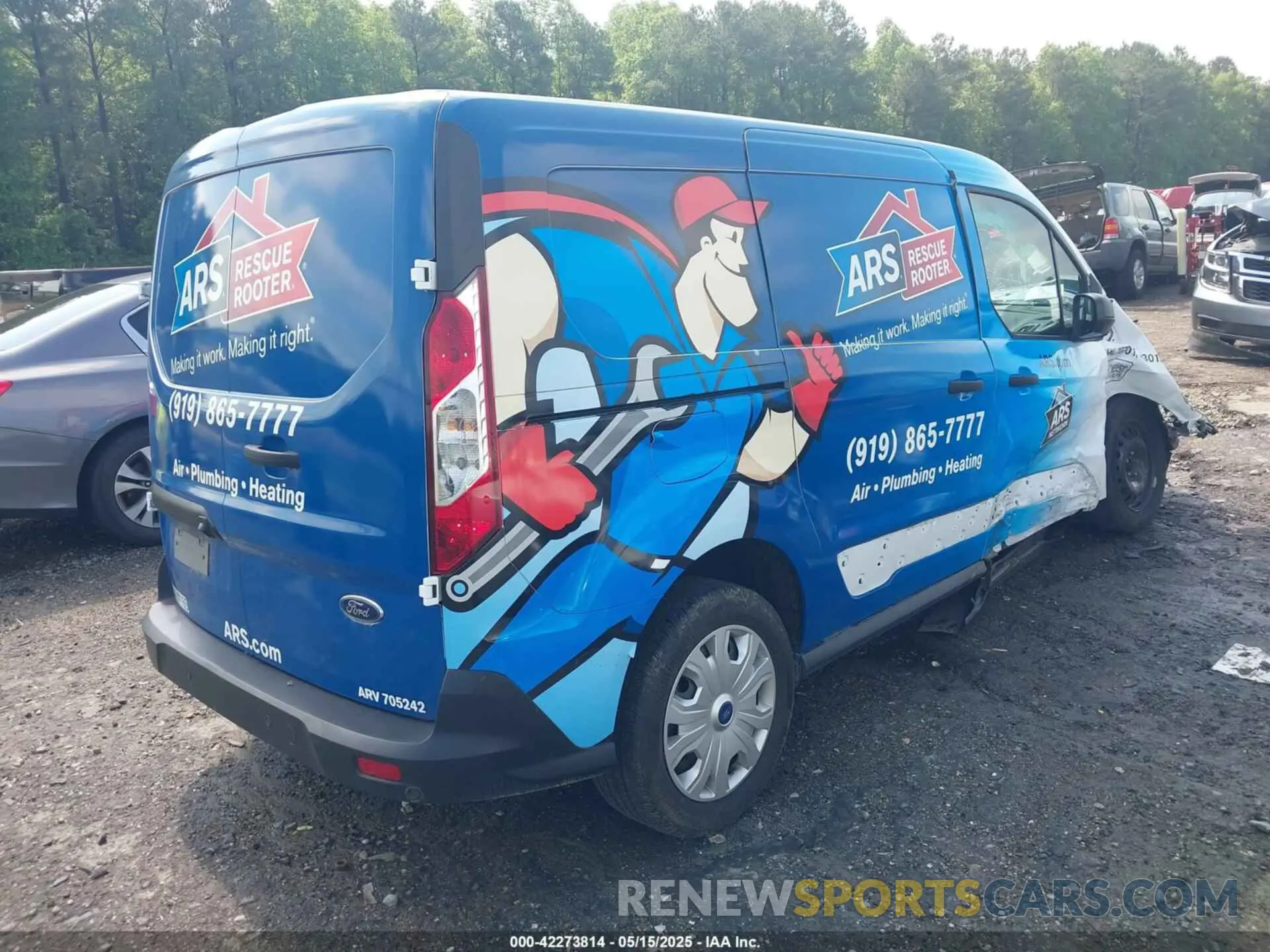 4 Photograph of a damaged car NM0LS7T28P1550285 FORD TRANSIT CONNECT 2023