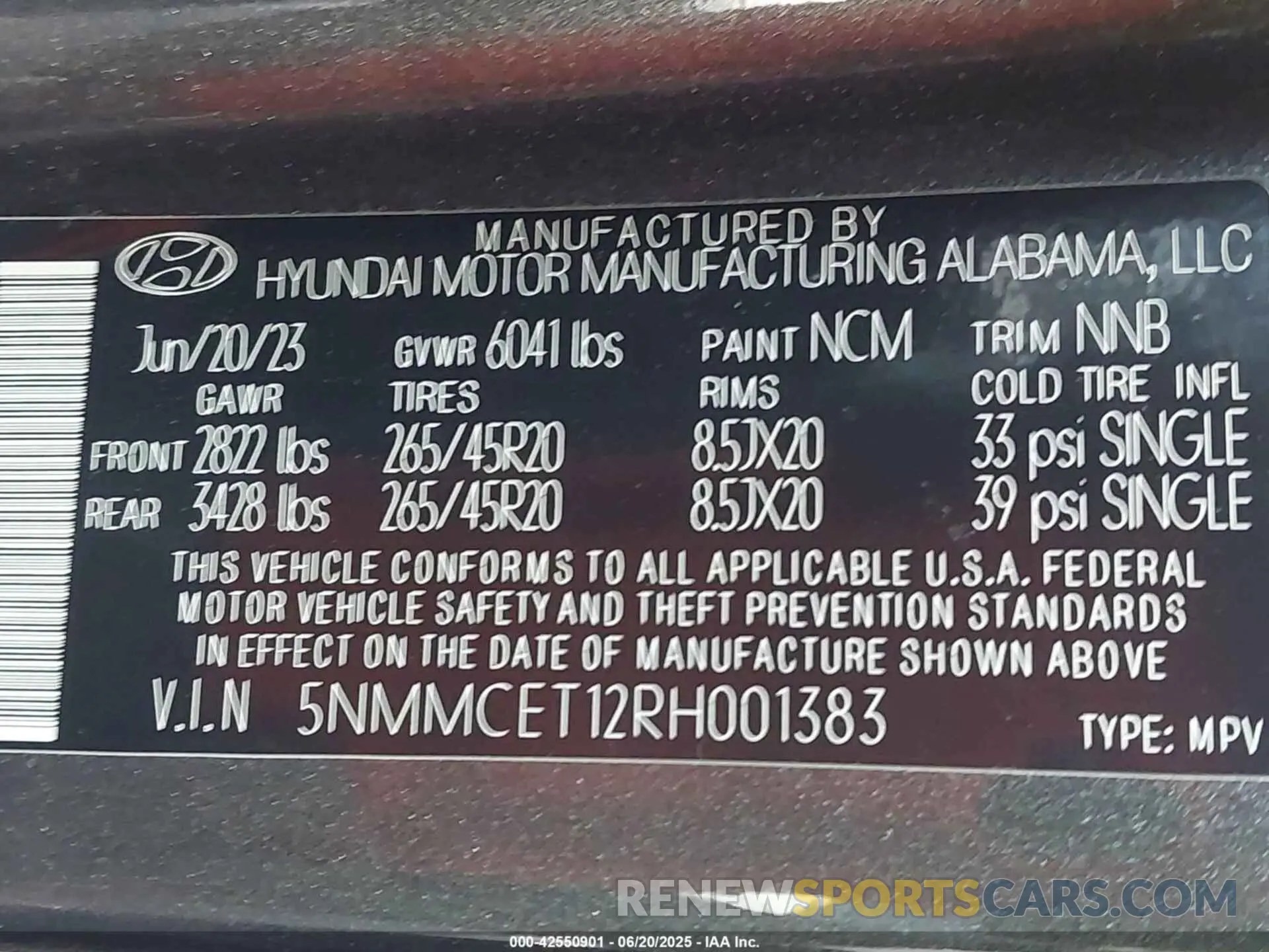 9 Photograph of a damaged car 5NMMCET12RH001383 GENESIS ELECTRIFIED GV70 2024