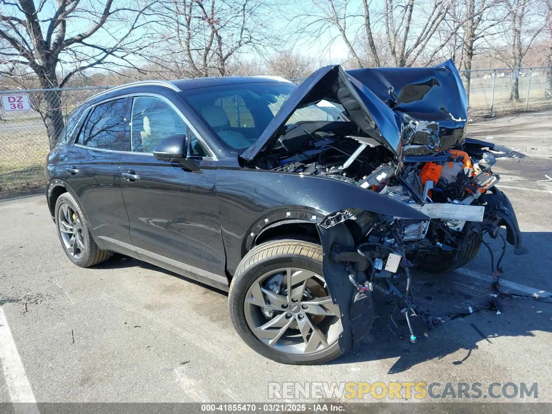 1 Photograph of a damaged car 5NMMCET15RH002852 GENESIS ELECTRIFIED GV70 2024