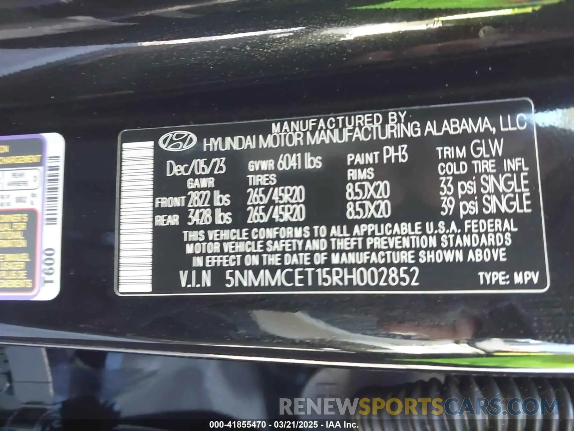9 Photograph of a damaged car 5NMMCET15RH002852 GENESIS ELECTRIFIED GV70 2024