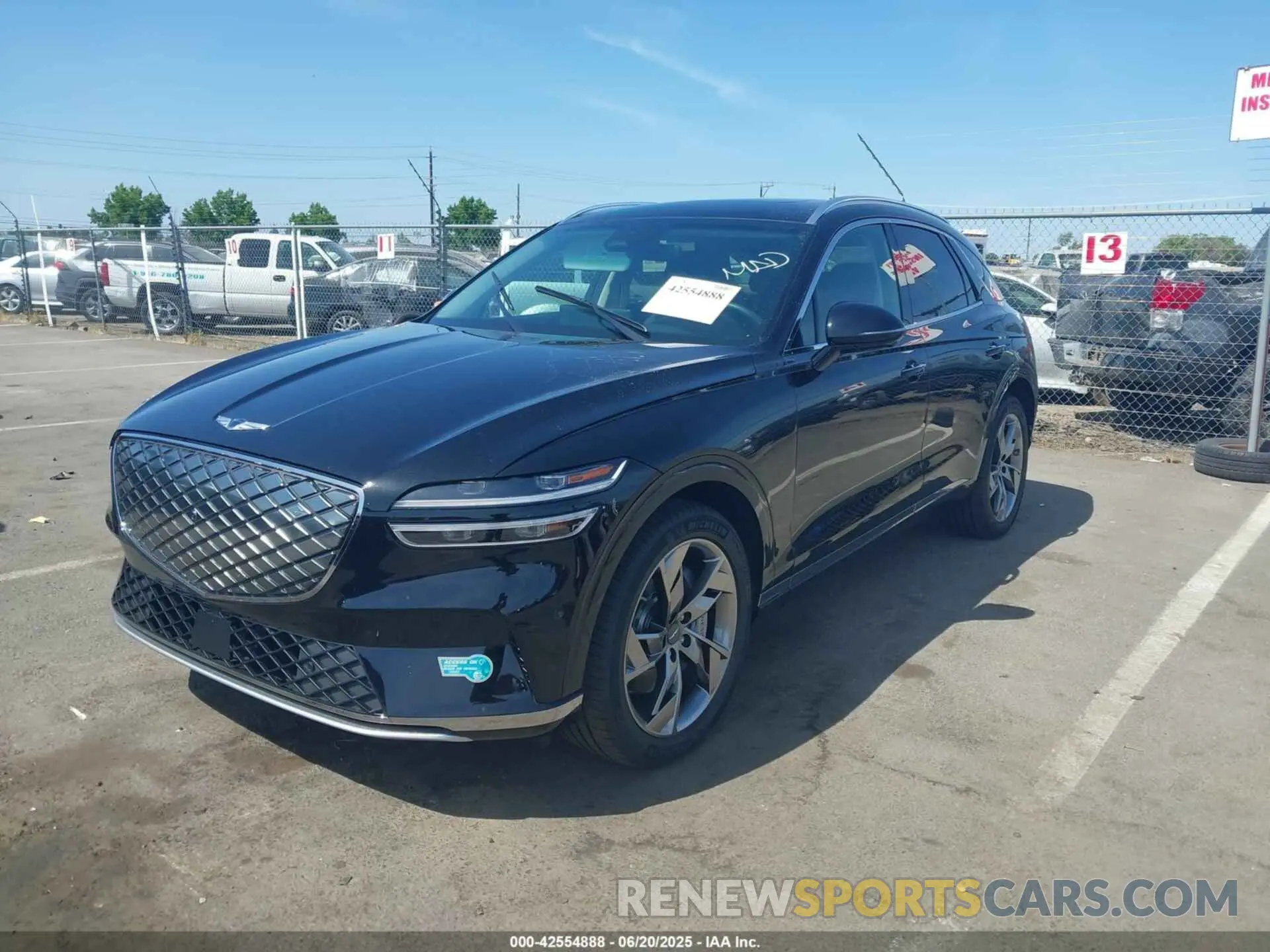 2 Photograph of a damaged car 5NMMCET17SH005287 GENESIS ELECTRIFIED GV70 2025