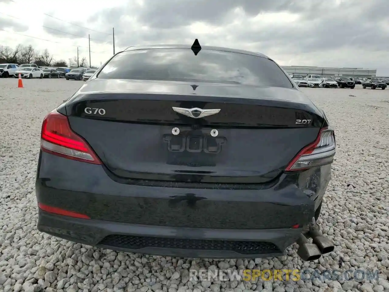 6 Photograph of a damaged car KMTG24LA8KU038173 GENESIS G70 2019