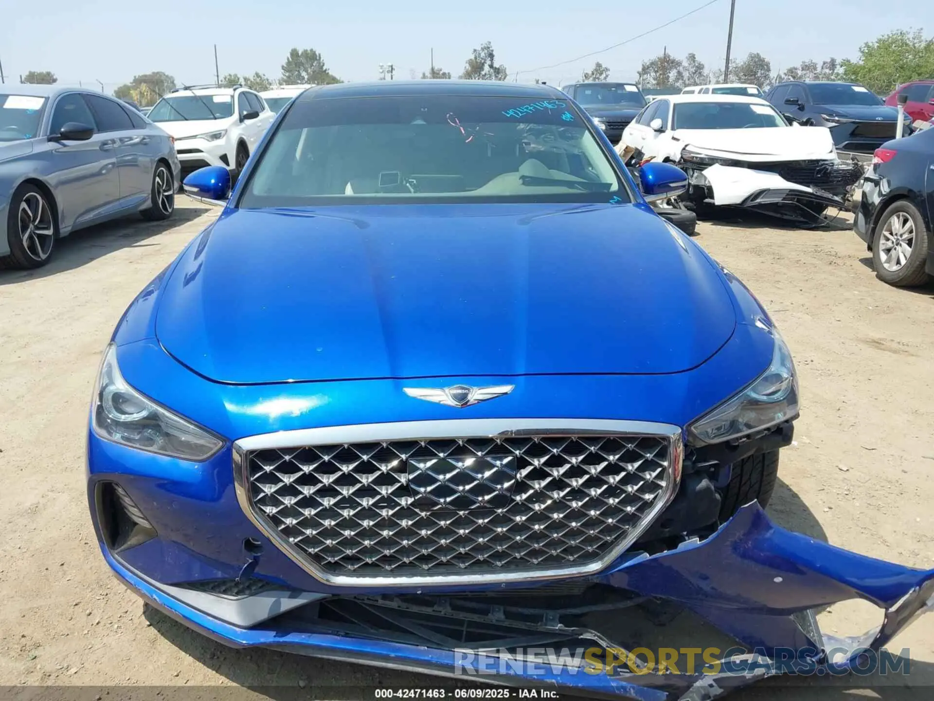 13 Photograph of a damaged car KMTG34LA0KU020554 GENESIS G70 2019