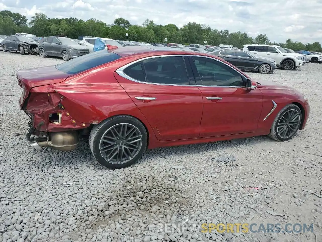 3 Photograph of a damaged car KMTG34LA2KU032267 GENESIS G70 2019