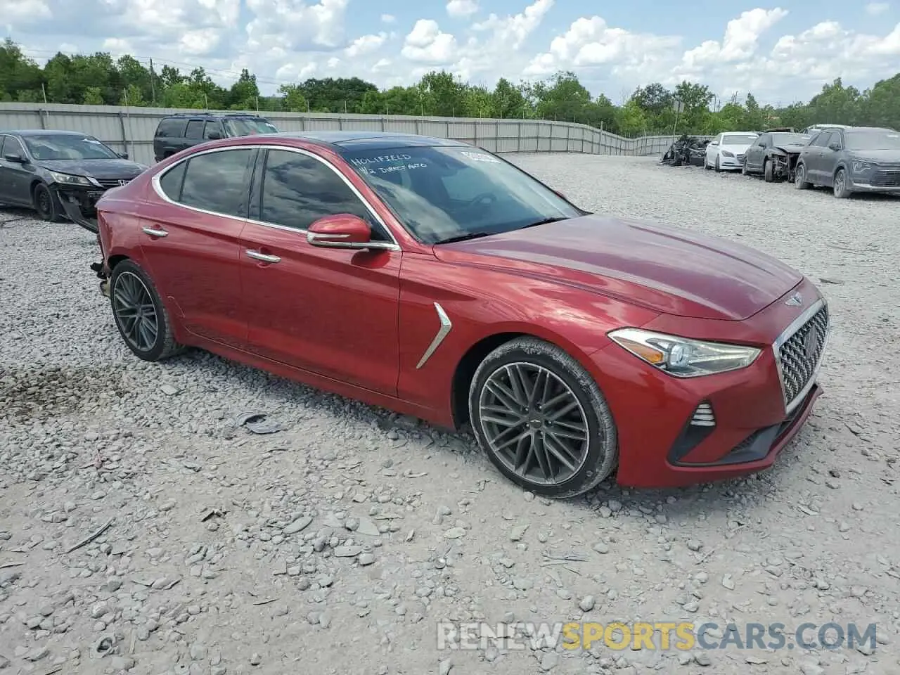 4 Photograph of a damaged car KMTG34LA2KU032267 GENESIS G70 2019