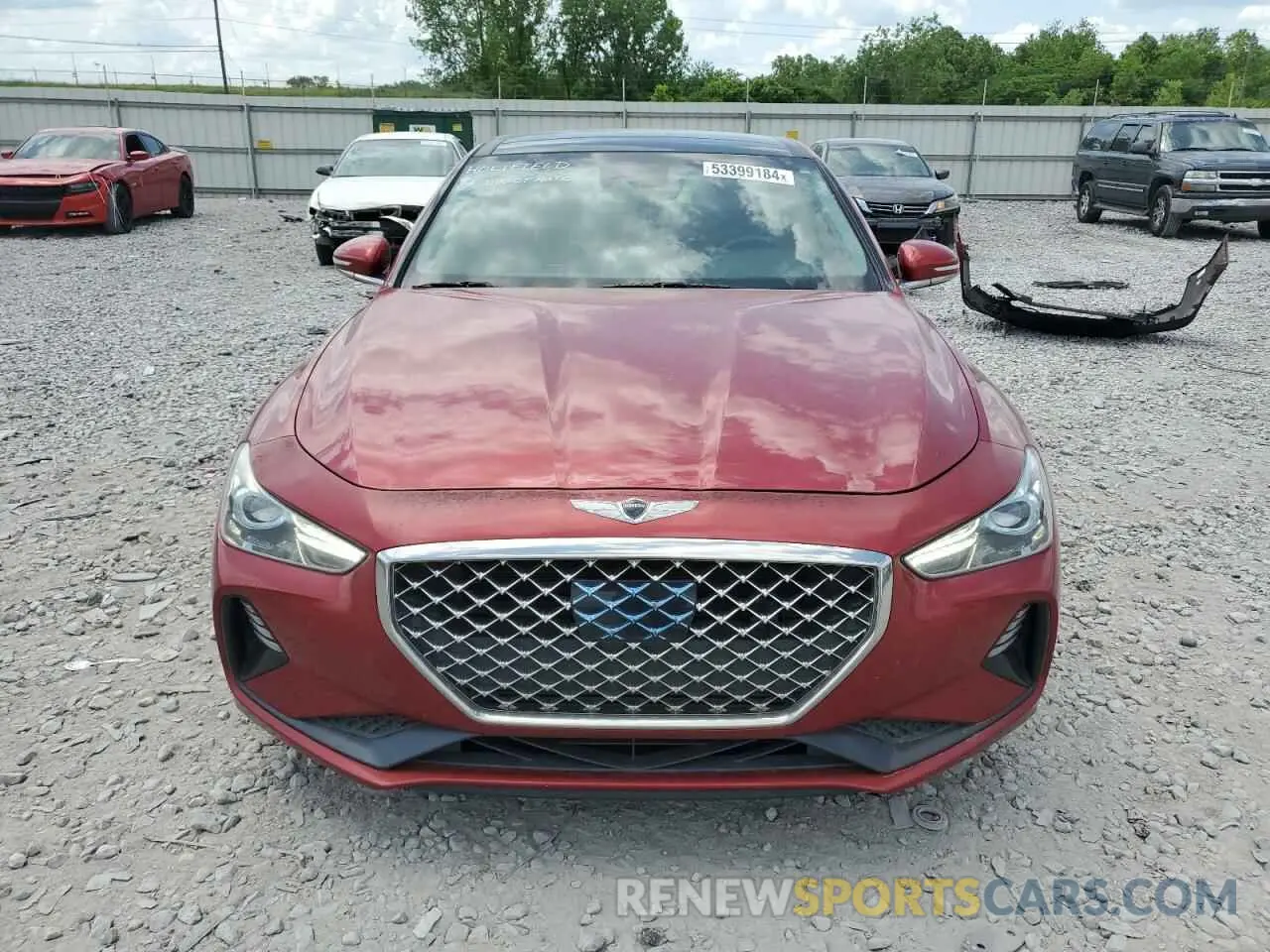 5 Photograph of a damaged car KMTG34LA2KU032267 GENESIS G70 2019