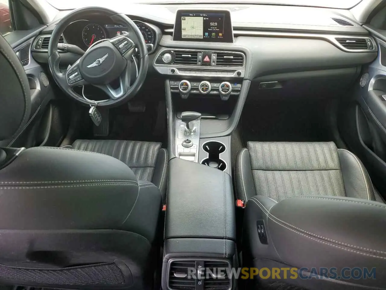 8 Photograph of a damaged car KMTG34LA2KU032267 GENESIS G70 2019