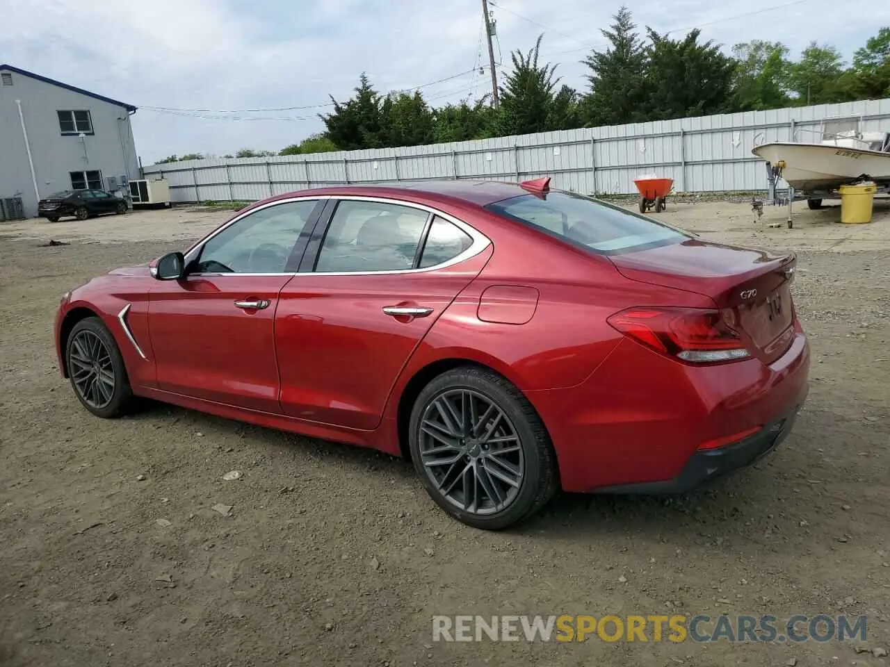 2 Photograph of a damaged car KMTG34LA3KU018183 GENESIS G70 2019