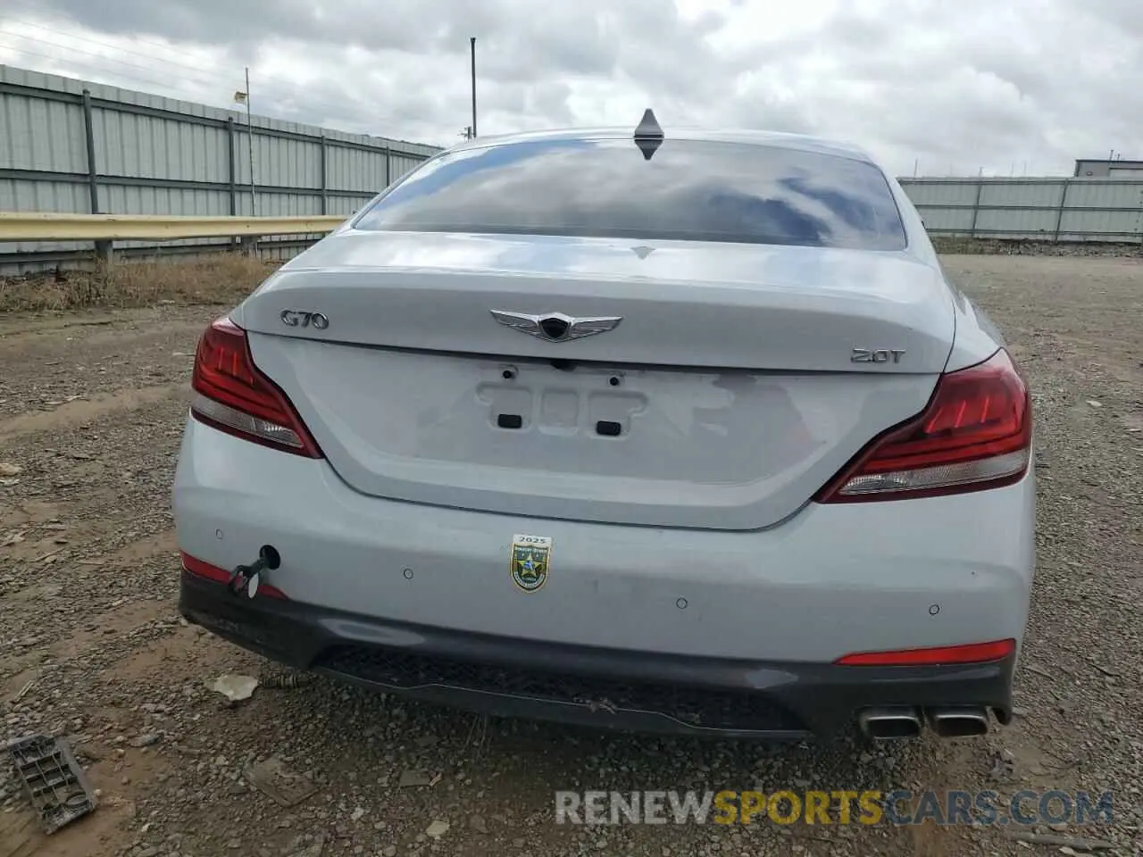 6 Photograph of a damaged car KMTG34LA3KU040152 GENESIS G70 2019
