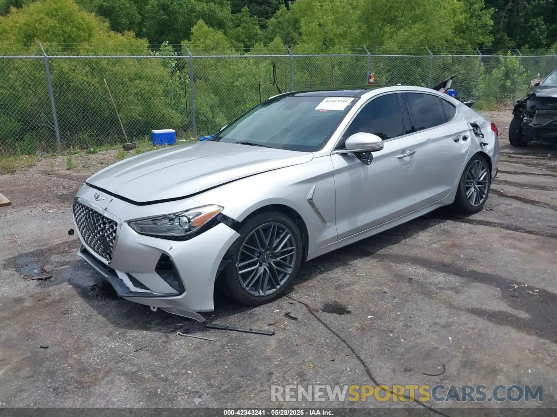 2 Photograph of a damaged car KMTG34LA4KU027233 GENESIS G70 2019