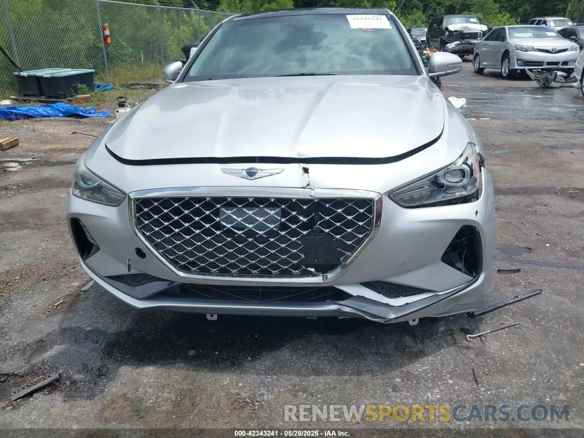 6 Photograph of a damaged car KMTG34LA4KU027233 GENESIS G70 2019