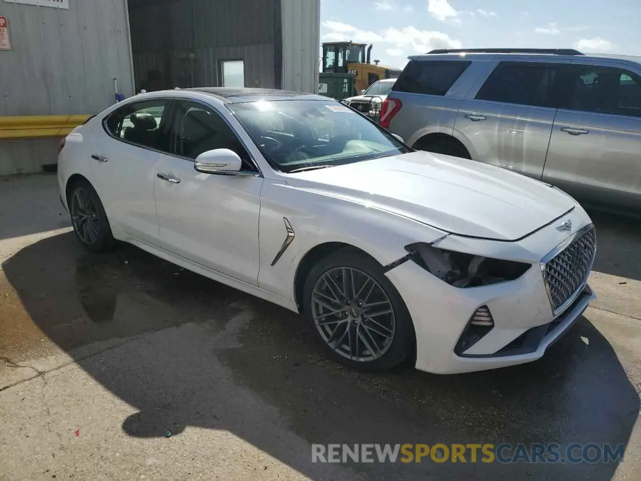 4 Photograph of a damaged car KMTG34LA6KU044132 GENESIS G70 2019