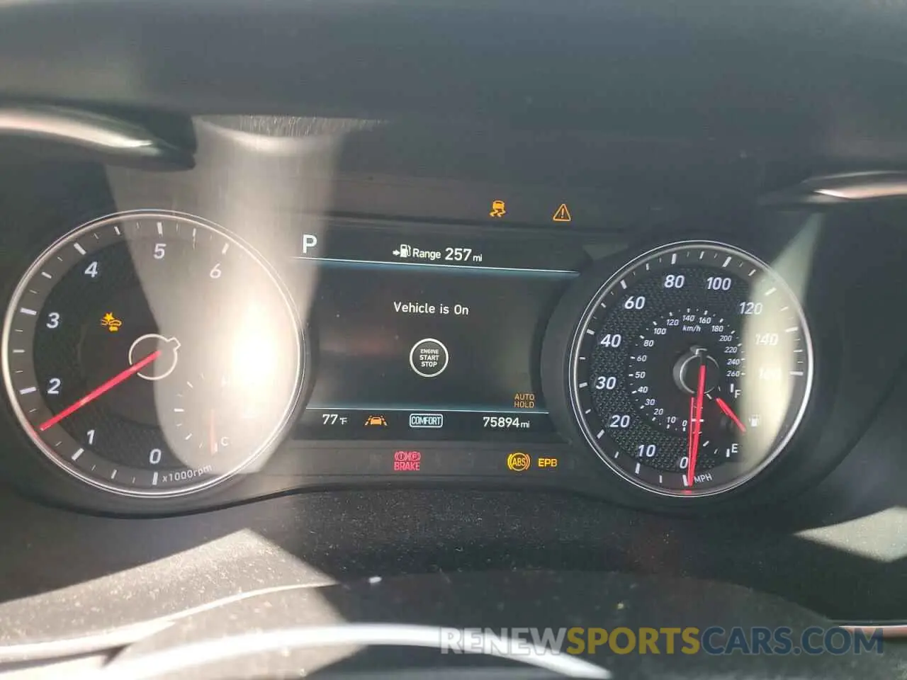 9 Photograph of a damaged car KMTG34LA6KU044132 GENESIS G70 2019