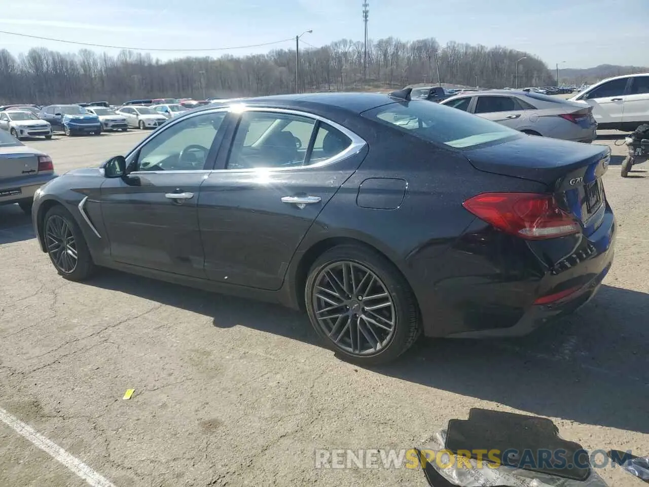 2 Photograph of a damaged car KMTG34LA9KU022979 GENESIS G70 2019