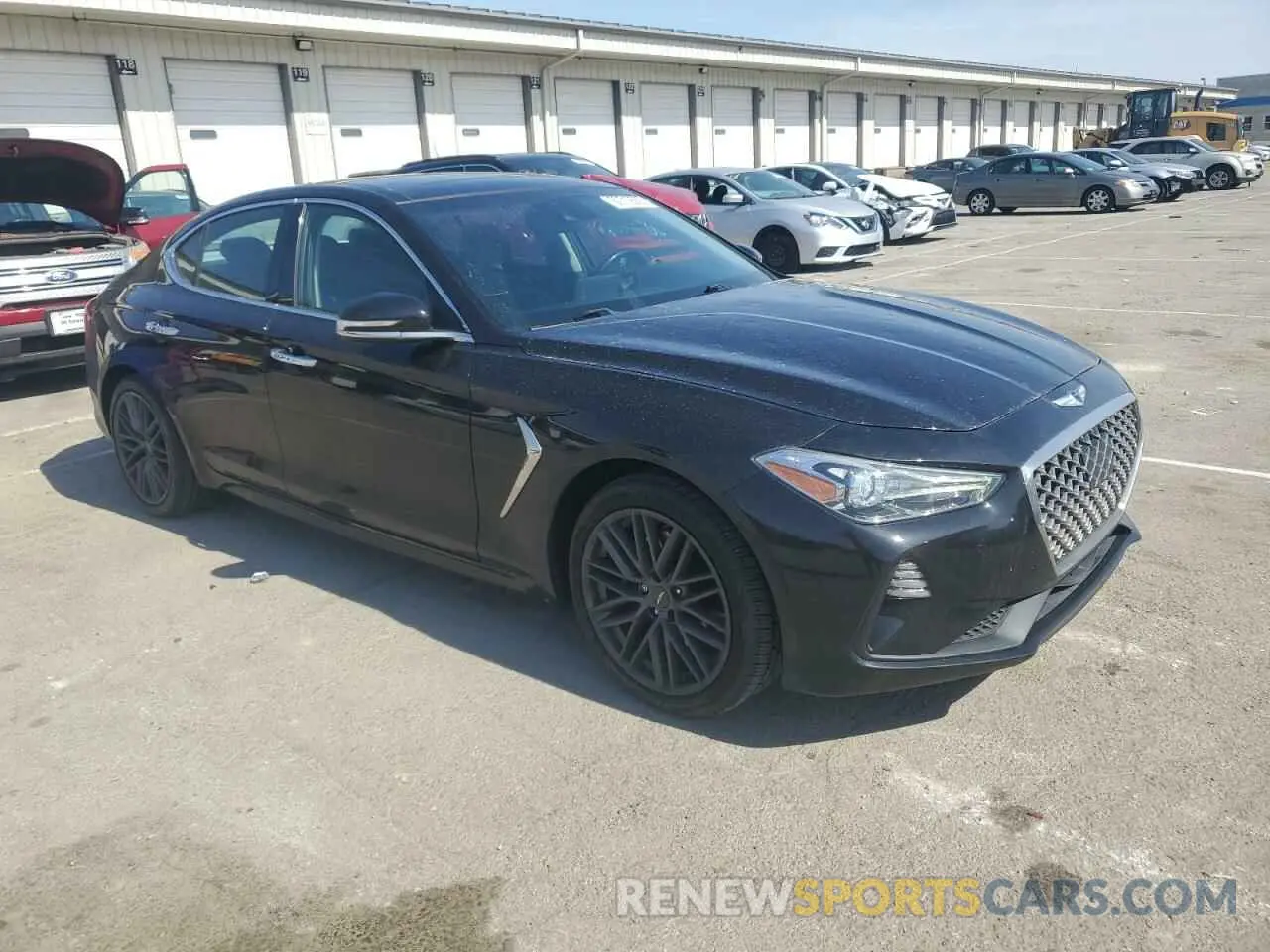 4 Photograph of a damaged car KMTG34LA9KU022979 GENESIS G70 2019