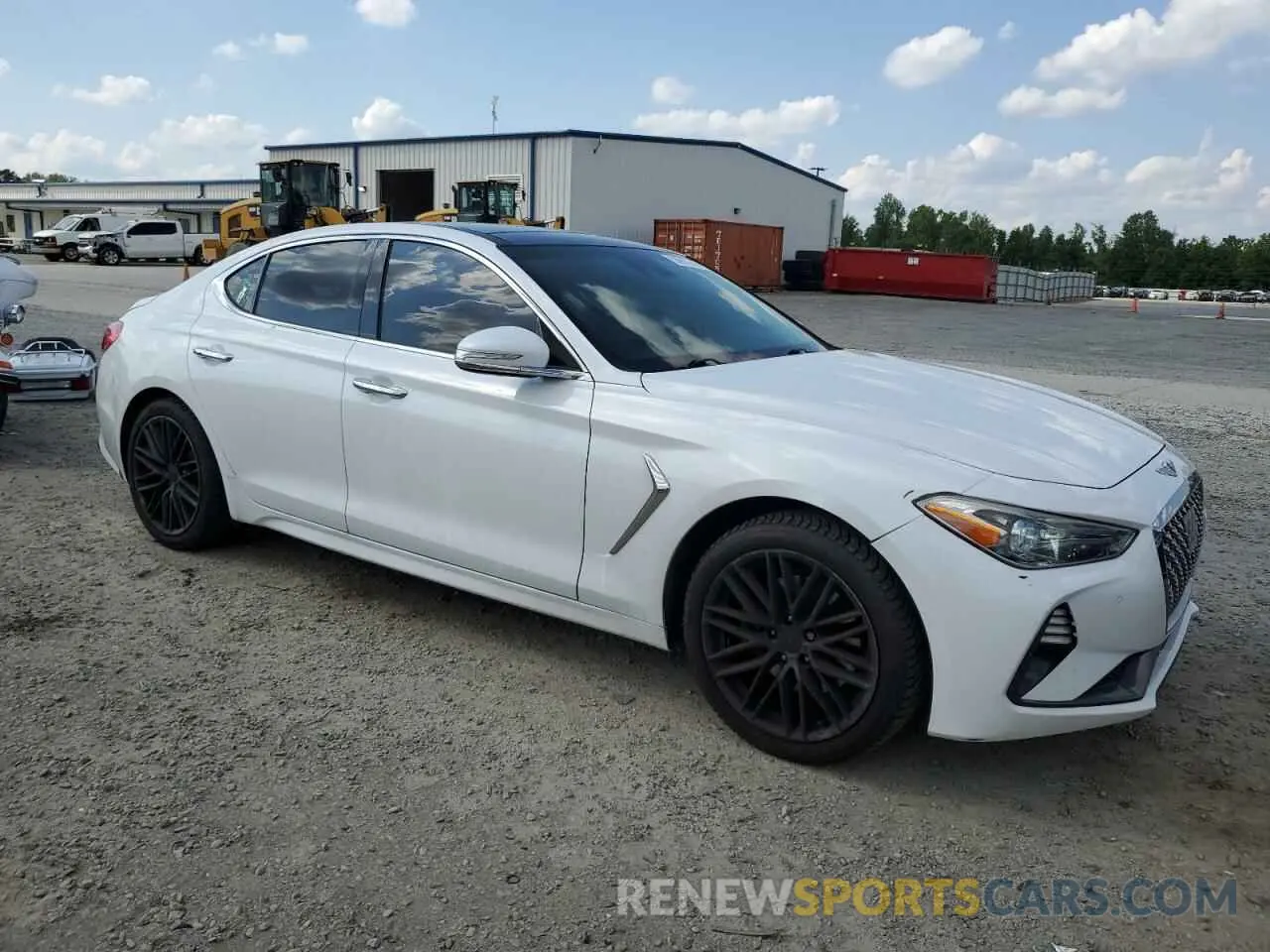 4 Photograph of a damaged car KMTG34LAXKU044313 GENESIS G70 2019