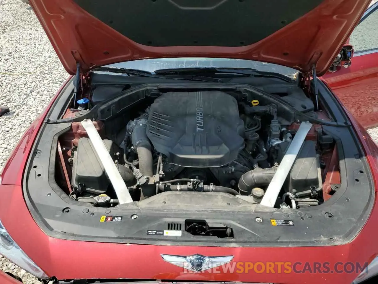 11 Photograph of a damaged car KMTG34LE0KU024820 GENESIS G70 2019