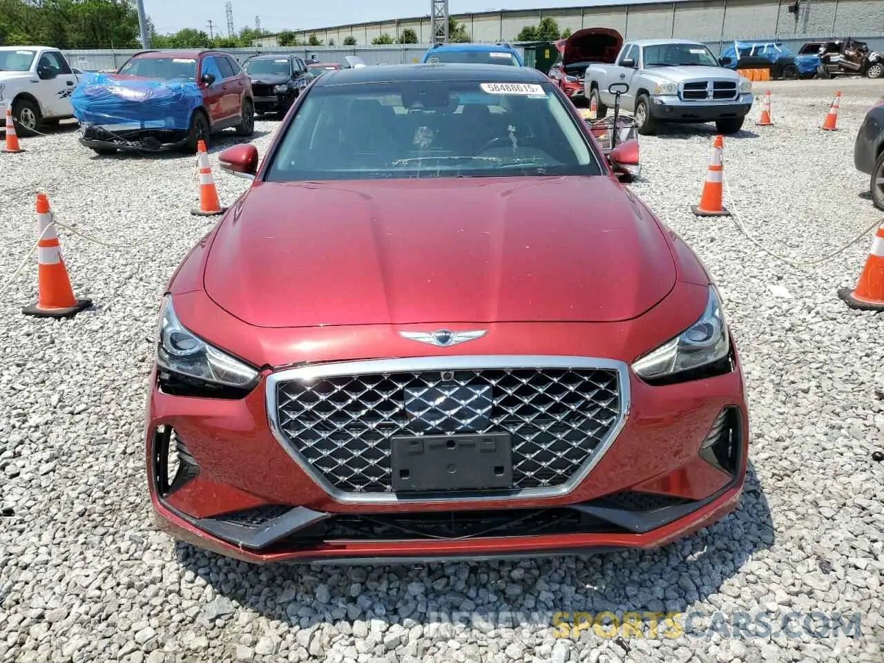 5 Photograph of a damaged car KMTG34LE0KU024820 GENESIS G70 2019
