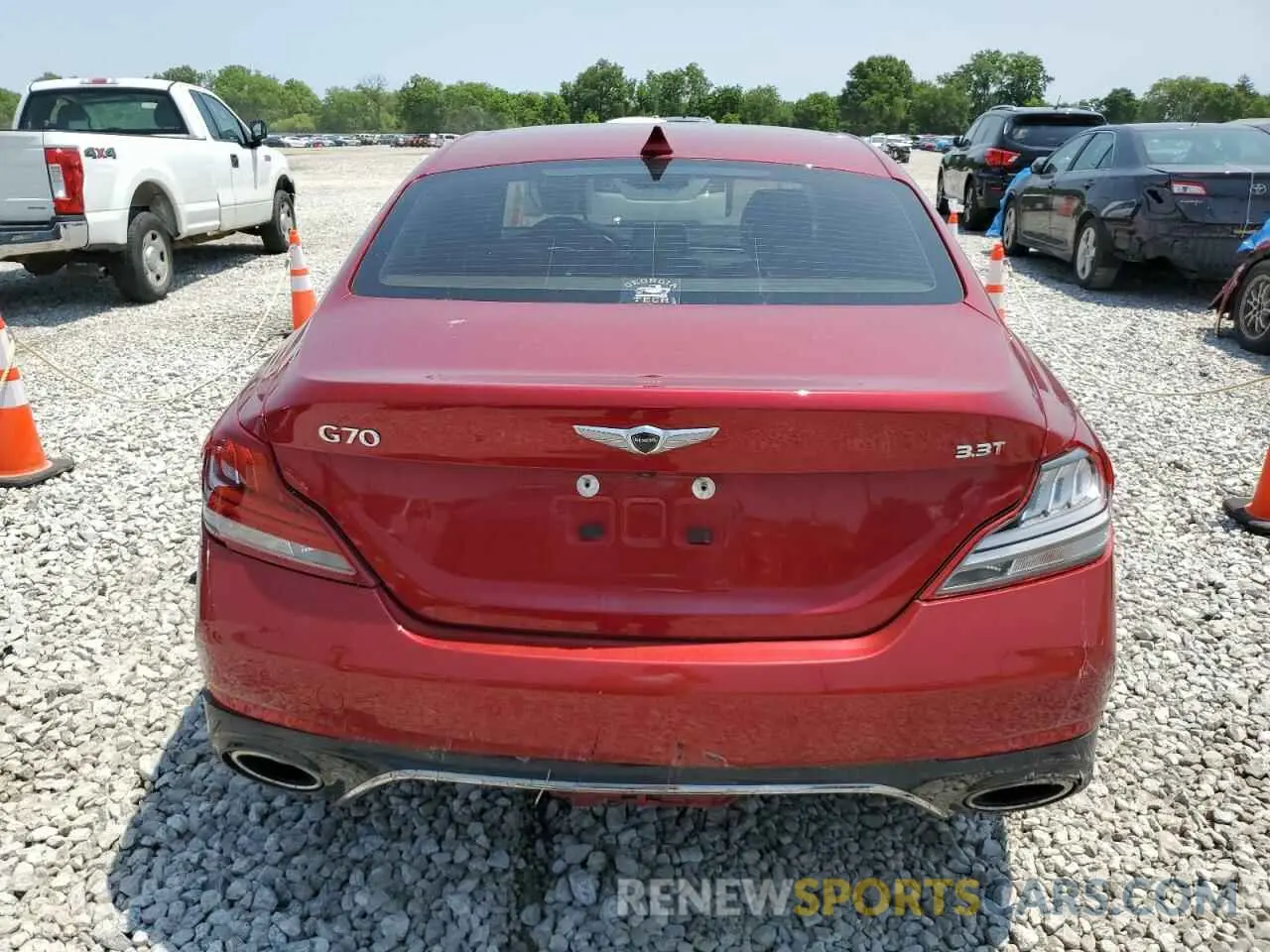 6 Photograph of a damaged car KMTG34LE0KU024820 GENESIS G70 2019