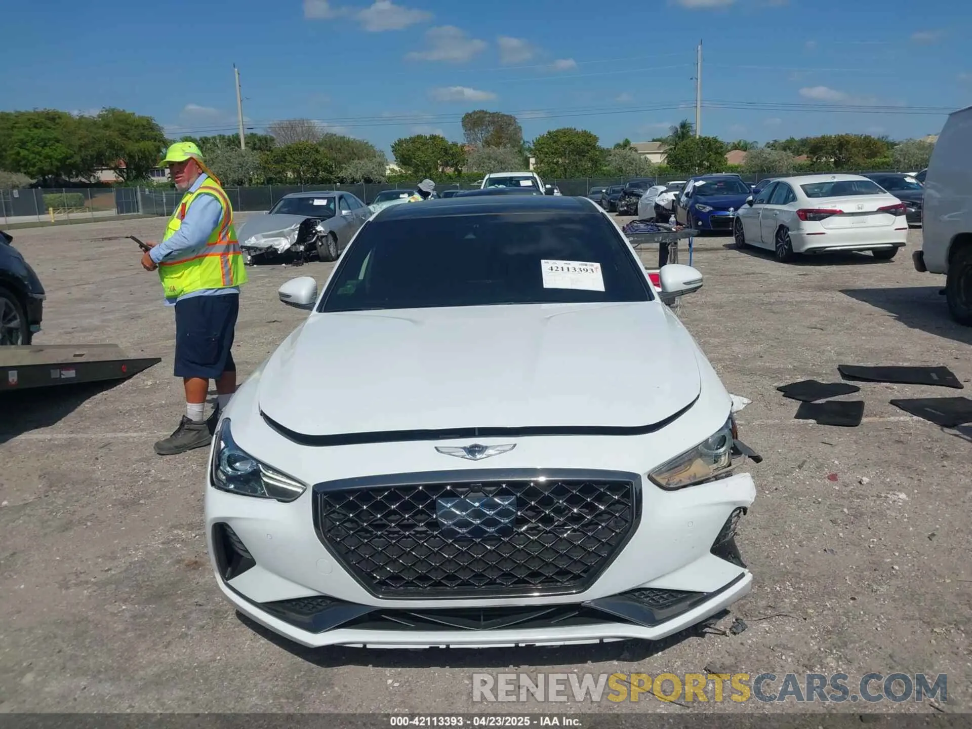 12 Photograph of a damaged car KMTG34LE0KU034232 GENESIS G70 2019