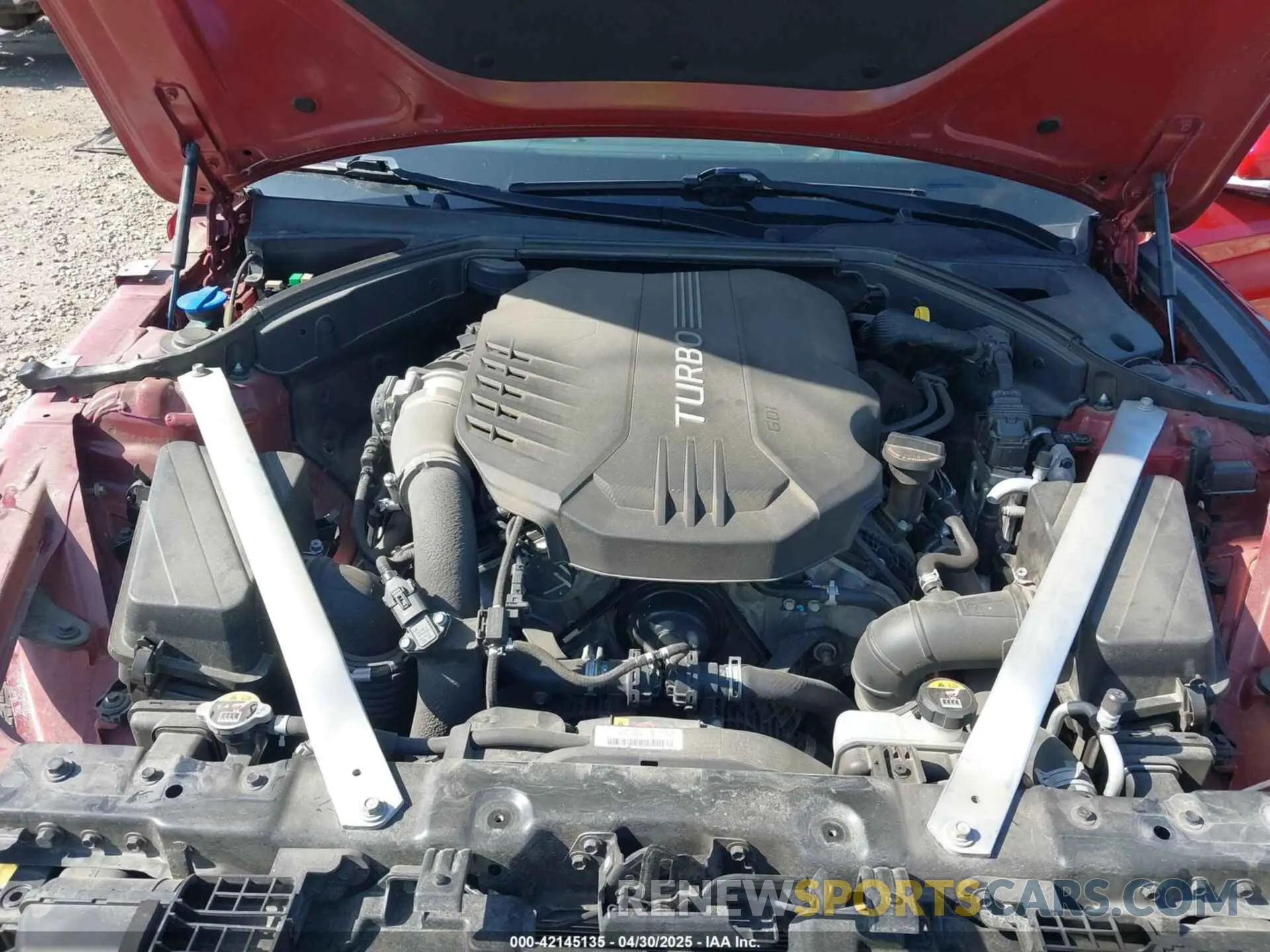 10 Photograph of a damaged car KMTG34LE0KU039981 GENESIS G70 2019